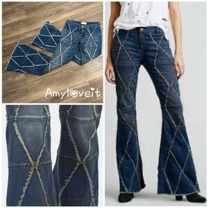 Free People Tyler Pieced Flare Jeans #24